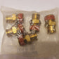 5 Quantity of Imperial 3/8 x 3/8 A/B Male Connectors Brass Fitting 91224 (5 Qty)