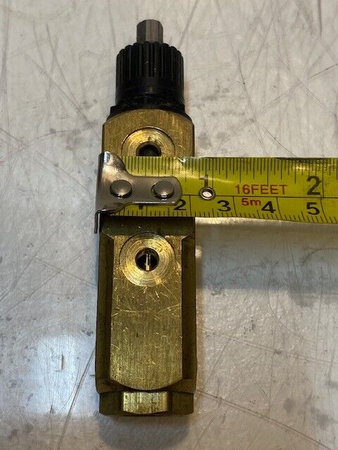 Master Pneumatics Line Lubricator Servo-Meter Valve 1 V 4" L 9mm ID 6mm Shaft