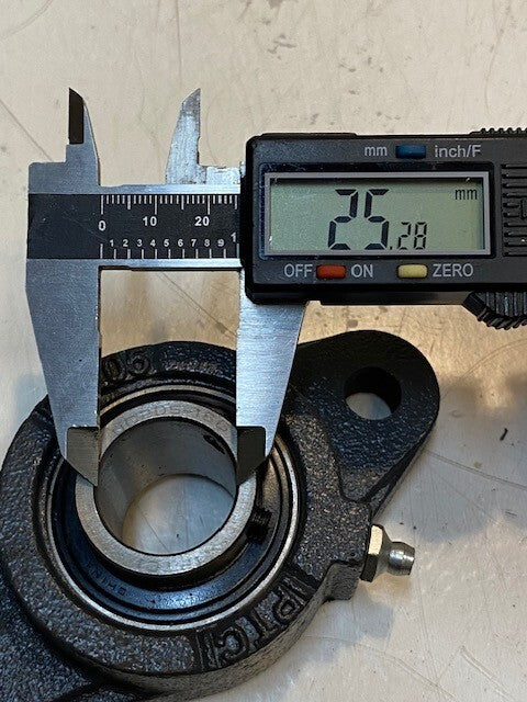 2 Quantity of IPTCI 2-Bolt Flange Bearings 1" FL205 | UC205-16G (2 Quantity)