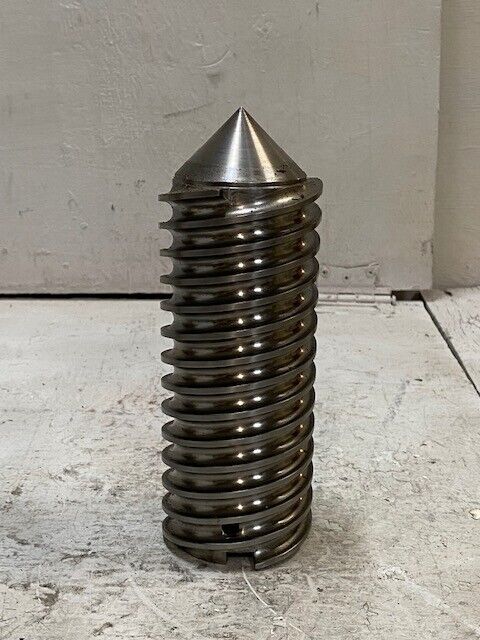 R&D 8"x3" Pointed Worm Screw for Cheese/Corn Puff Extruder Machine (K1)