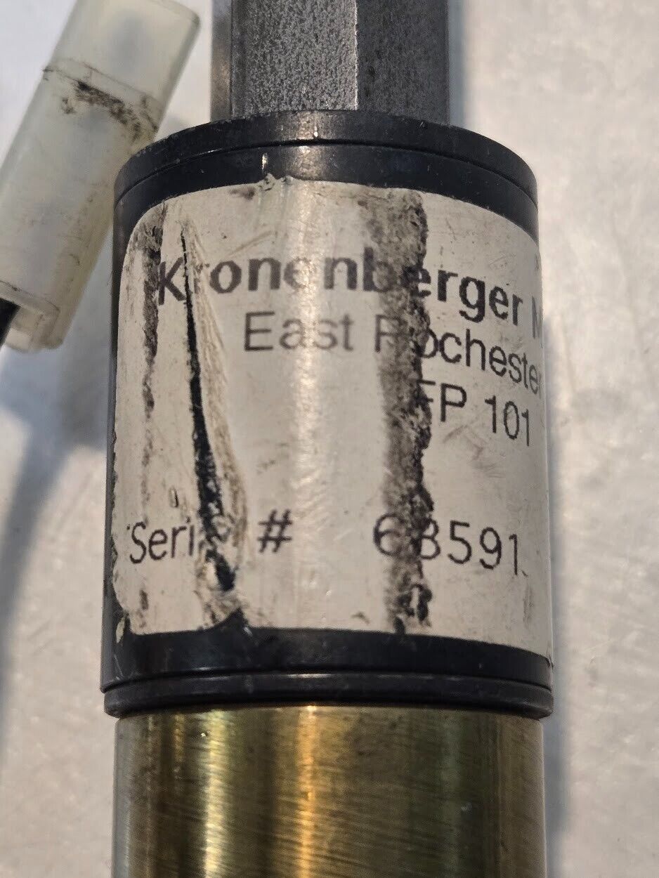 Kronenberger Mfg Solenoid FP101 | Serial 68591| 5" Long 14mm Hex Shaft