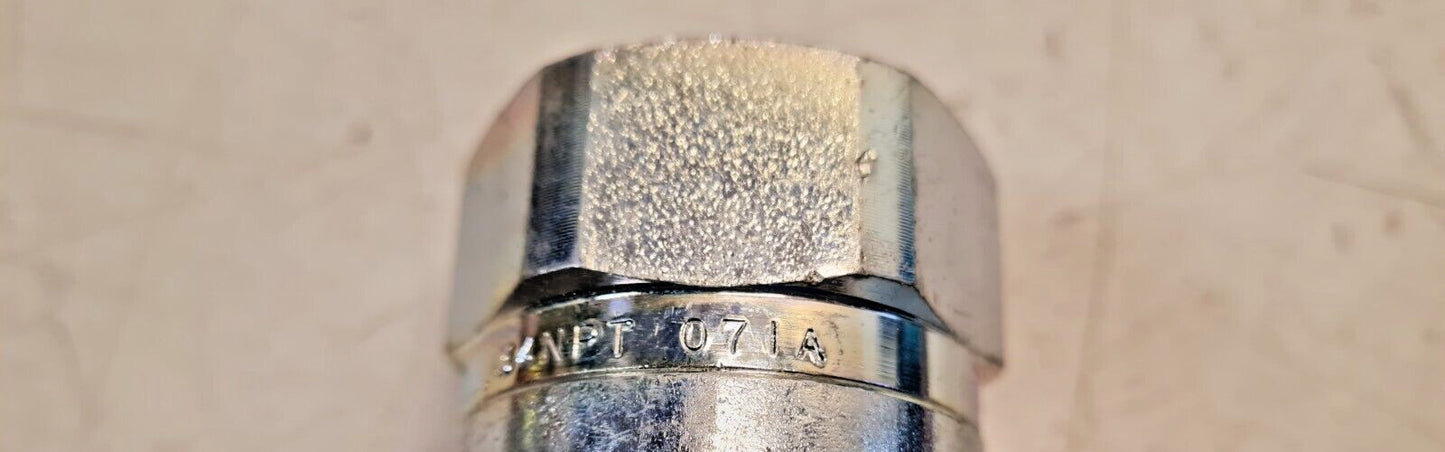 Faster Hydraulic Quick Coupler 2FFN34 | 34NPT | PATENTED 07F0 | 071A