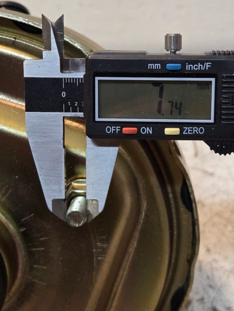 Brake Booster 8" Dual Diaphragm 6.75lbs 9.2mm Input Shaft