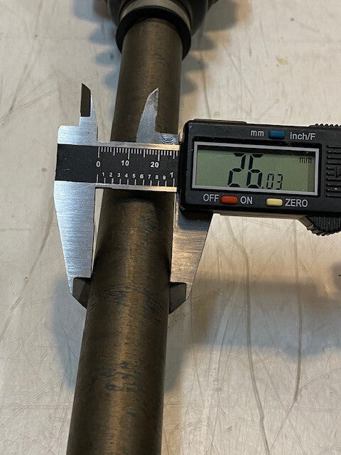 EMPI Axle Drive Shaft HO-205-3-814 | 26" Long | 22mm Thread | 25-Spline