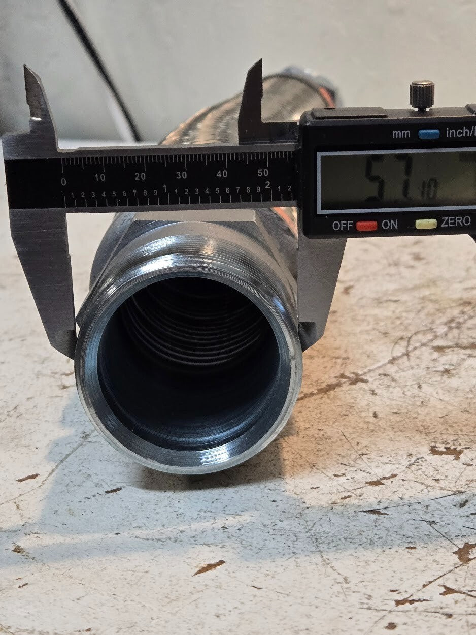 Hose Master FSMS2.0 Braided Steel Tubing 2"x23.5" | 16" Braided Steel Section