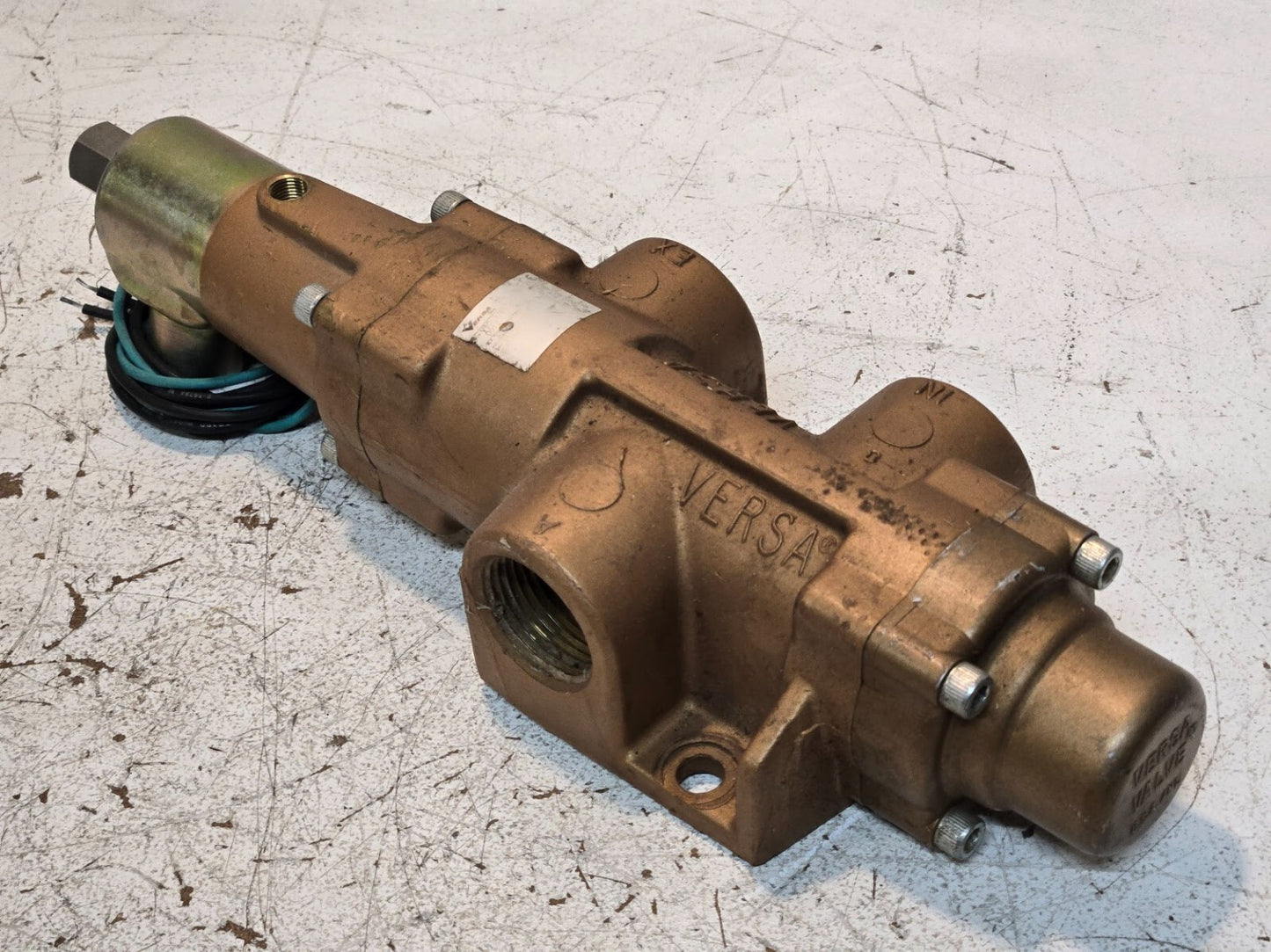 Versa VSG-3701-DO12 Brass Solenoid Valve