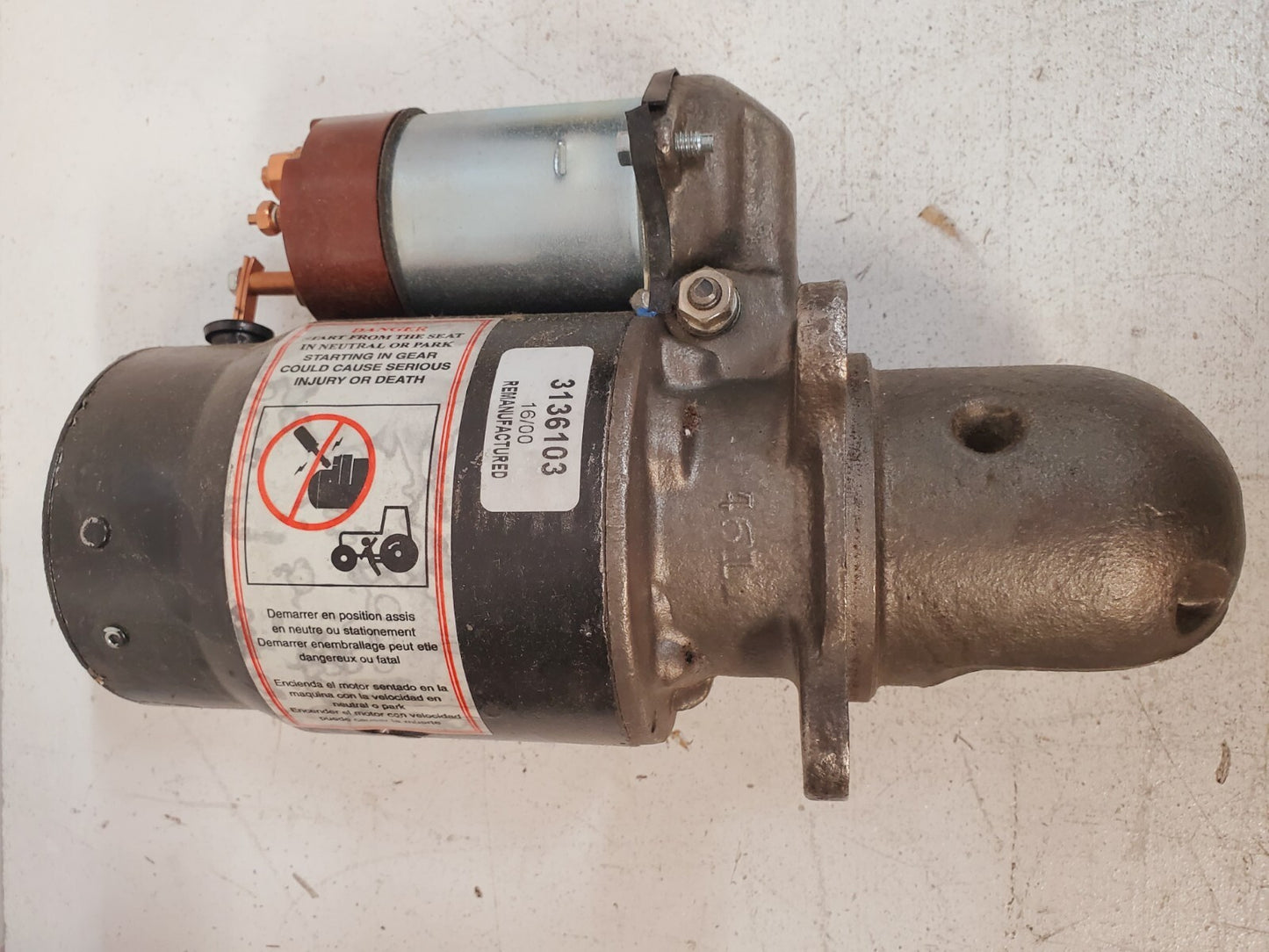 Starter Remanufactured 3136103 | 16/00