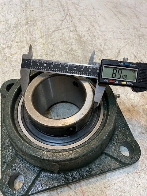 FK 4-Bolt Flange Bearing FX13 7-1/2" Wide 65mm Bore