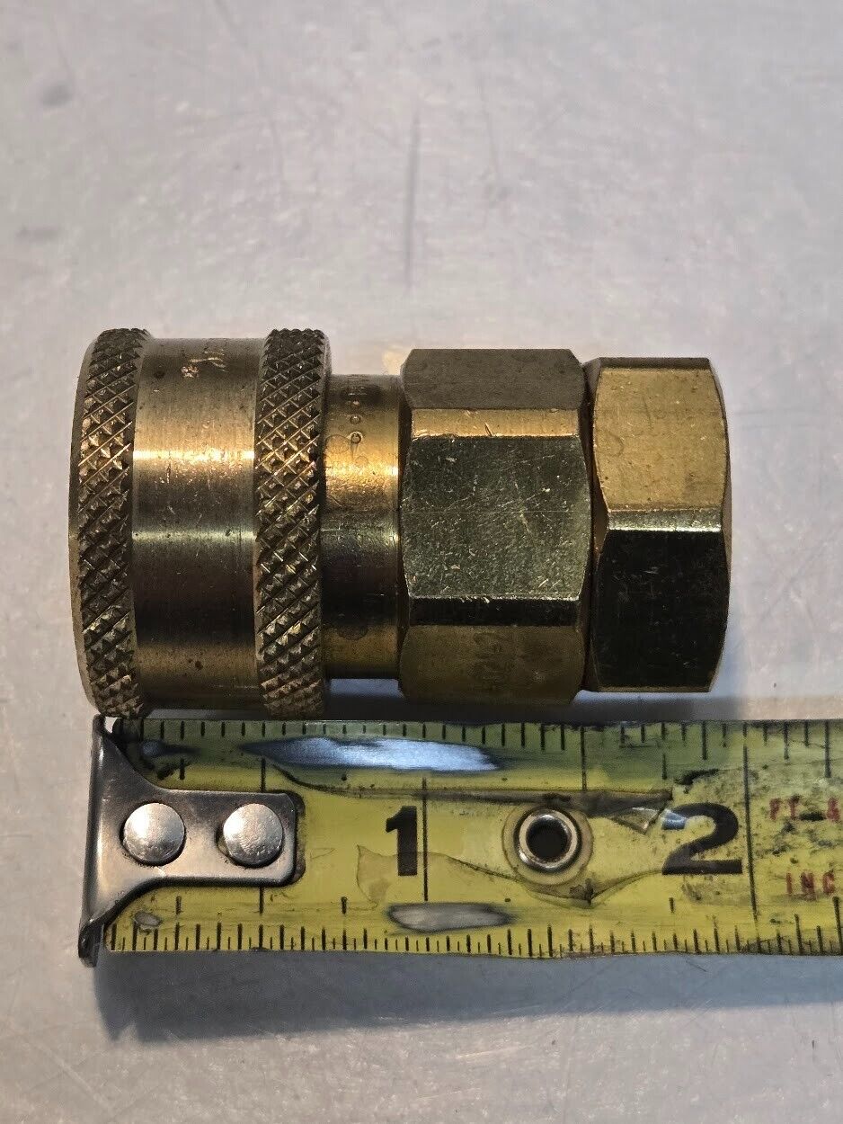 Snap-Tite BVHC-6 3/8" Quick Connect Coupling A021-2 3/8" FNPT 3/8" Quick Connect