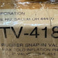 Bag of 50 Haltec TV-418 Rubber Snap-In Valve Max Cold Inflation Pressure 65 PSI