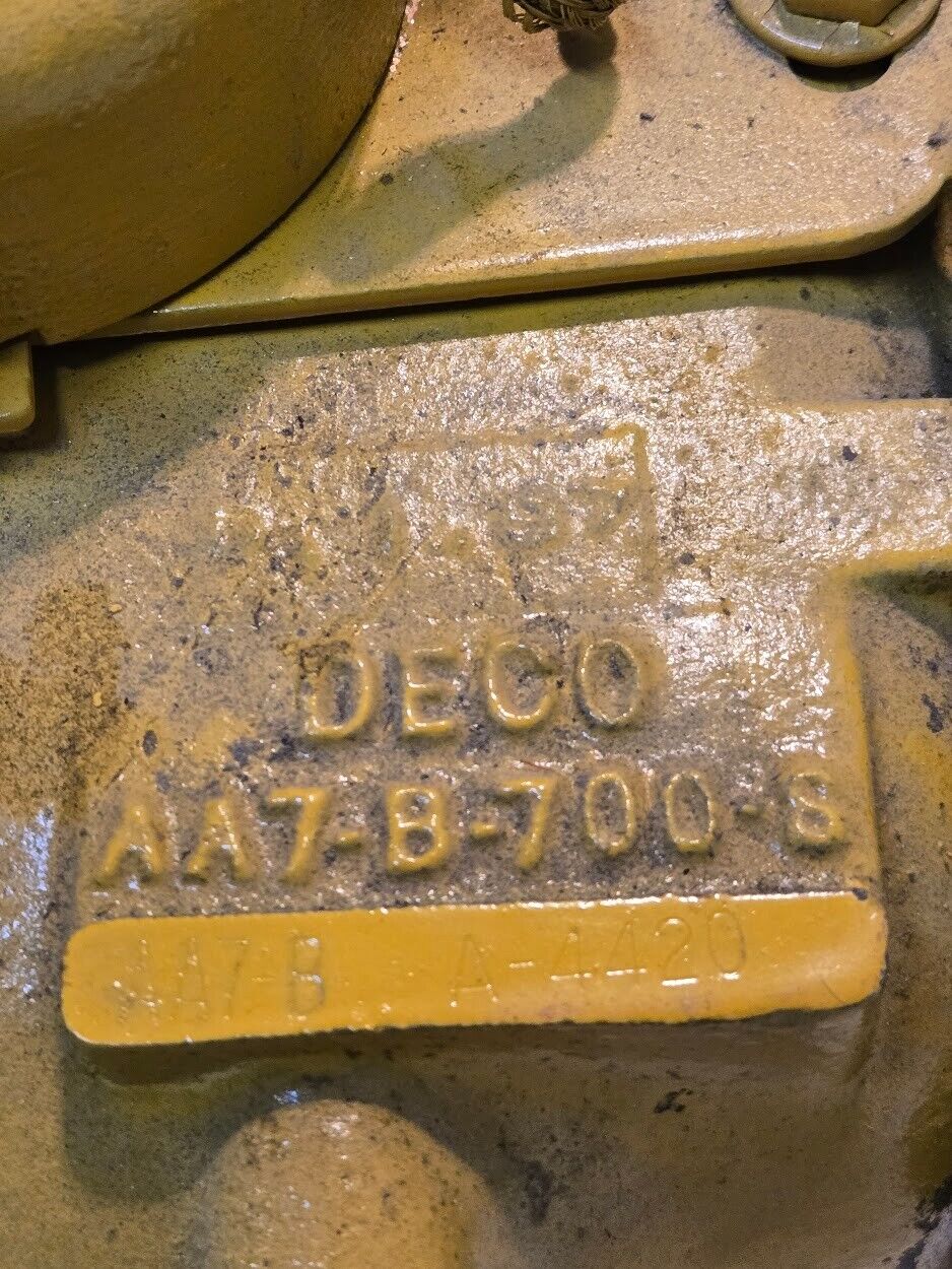 Deco Grand A073 2 HP Engine | Spec. No. 344 | Factory Serial No. 41767 | AA7-B