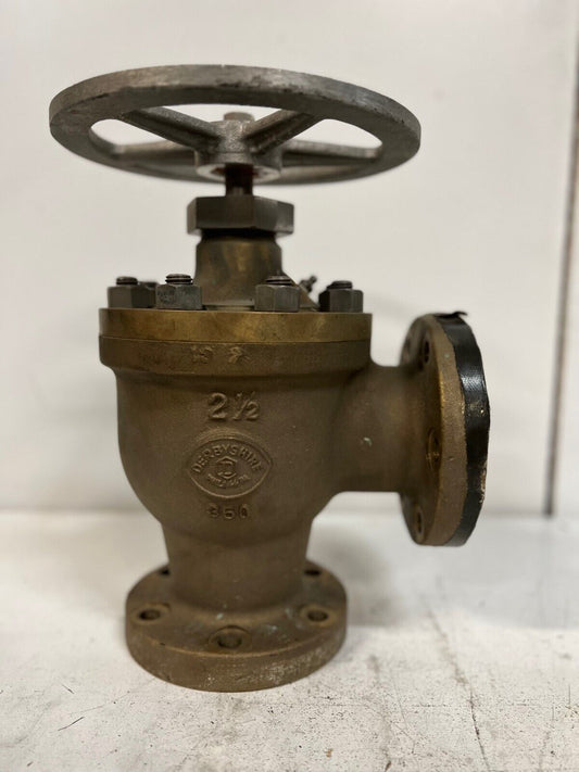 Bronze Angle Valve 2 1/2 Derbyshire 350