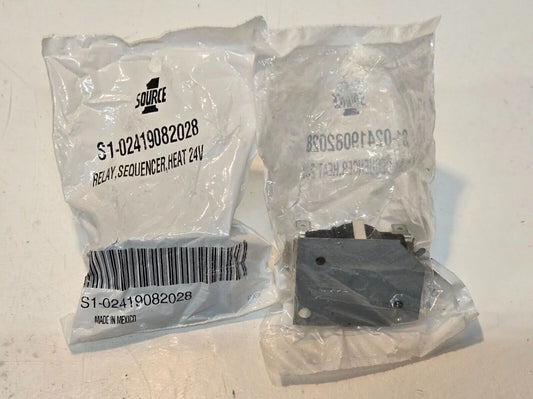 2 Quantity of Source 1 24V Heat Sequencer Relays S1-02419082028 | 12S20 (2 Qty)