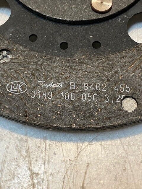 LuK Raybestos Clutch Friction Disc B-8402 | 25-Spline | 41mm Bore | 8-3/4" Dia.