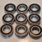 9 Quantity of Ball Bearings 6205-2RS-1R | 52 mm OD 1 in Bore 15 mm Wide (9 Qty)