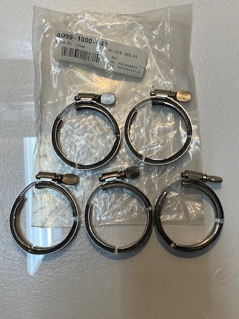 5 Quantity of 5.00 PC V-Band Clamps for 2" Pipe 4999-1000-442 (5 Quantity)