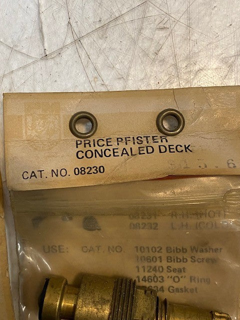 4 Quantity of Price Pfister Concealed Deck 08230 (2 Packs of 2)