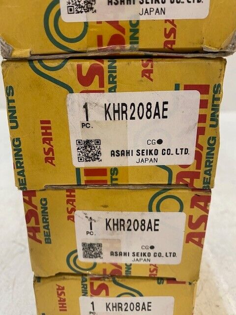 4 Qty of Asahi KHR208AE Insert Bearings (4 Quantity)