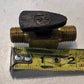 5 Quantity of Quarter Turn Plug Valves 1/4"x1/4" MPT for Parker PV607-4 (5 Qty)