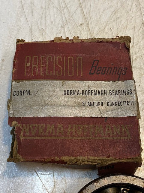 Norma-Hoffman Precision Deep Groove Sealed Ball Bearing 306-P | 30 x 72 x 19mm