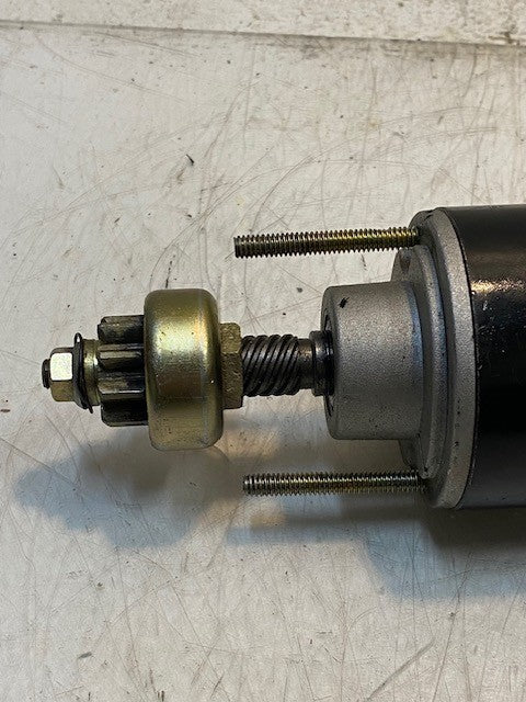 Outboard Starter Motor 10" Long 79mm OD 6mm Thread 9-Teeth