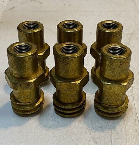 6 Quantity of Sherwood Control Valves PA1428M | 2-3/8" L 14mm ID Thread (6 Qty)