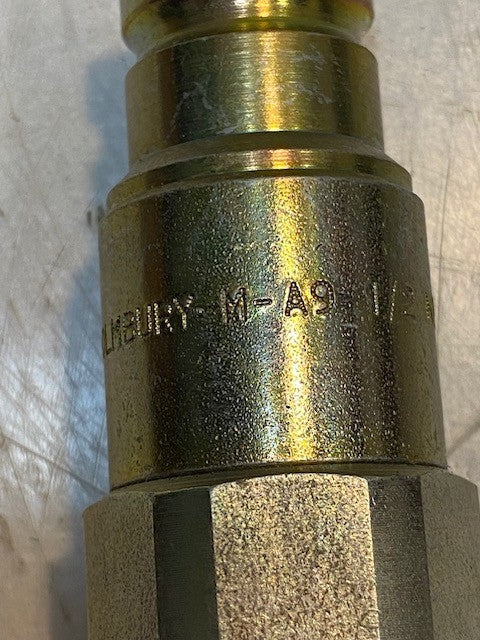 Holmbury M-A9 1/2 NPT-C06 Flat Face Hydraulic Coupler