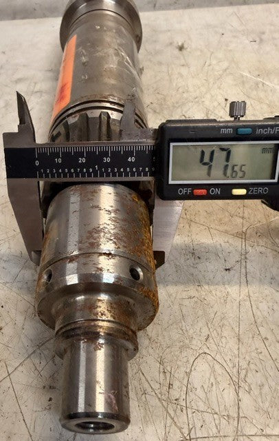 Hydraulic Pump Shaft 18-3/8 In Long Steel Drive Shaft Industrial 1329902C1-9E