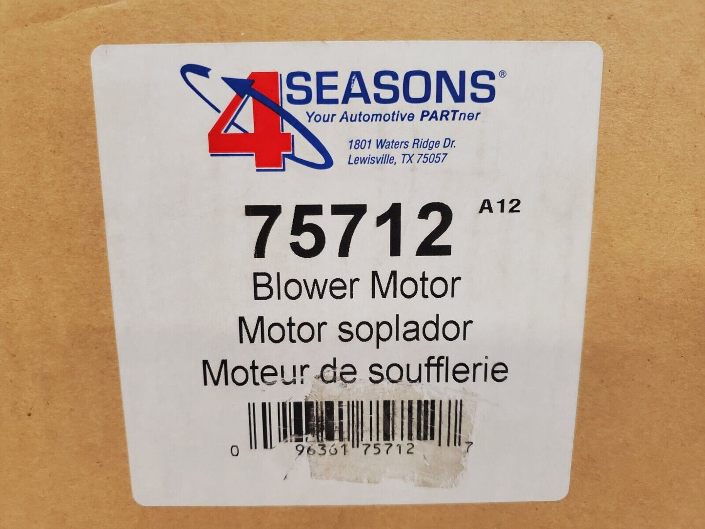 Four Seasons HVAC Blower Motor 75712 A12 | 11166