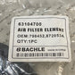 Bachle Air Filter Element 63104700 | 798452 | 872053A