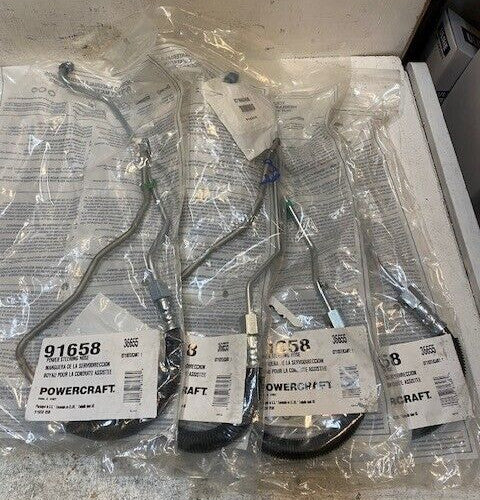 4 Quantity of Powercraft Power Steering Hose 91658 (4 Quantity)