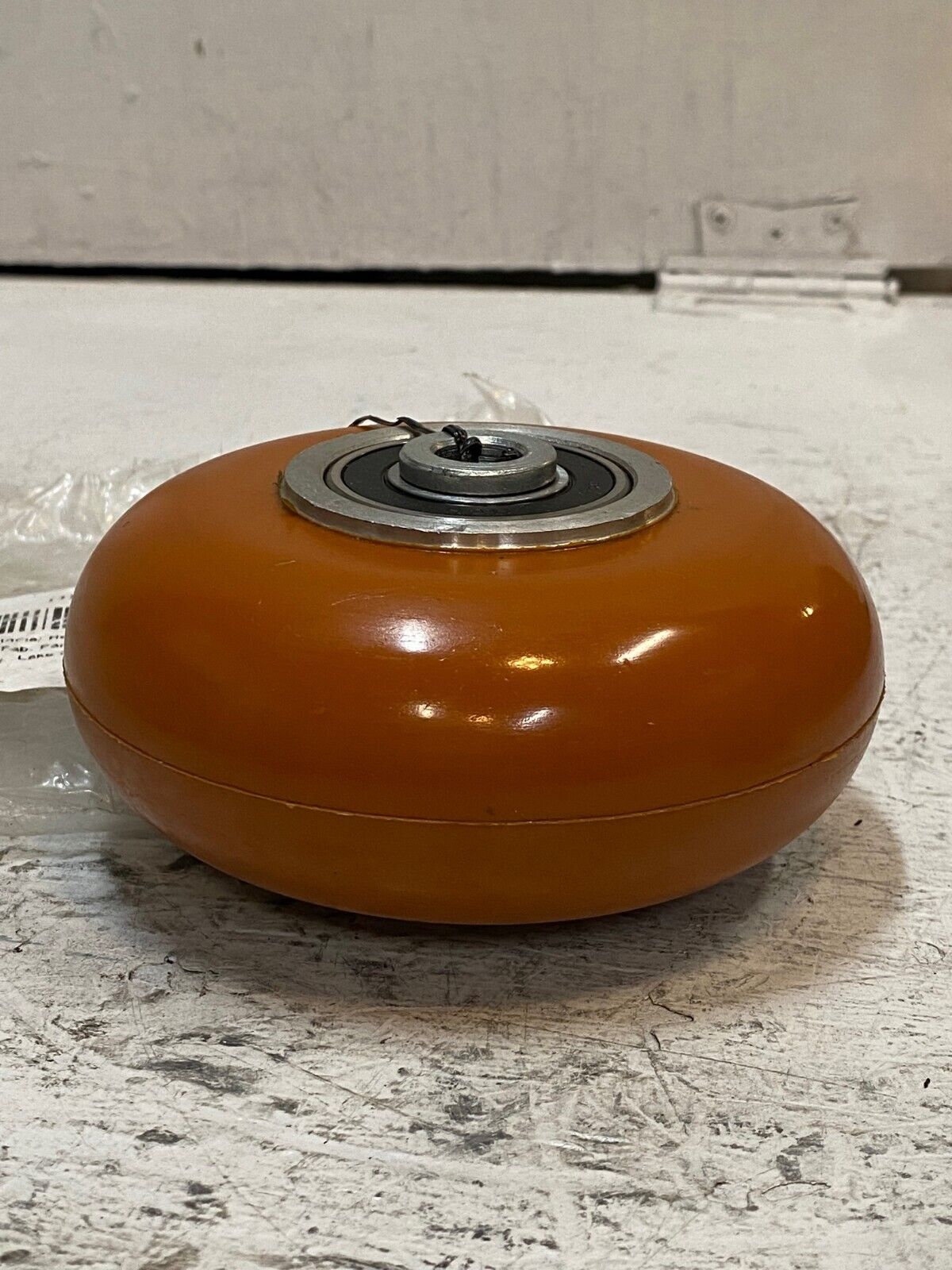 Polyurethane Tread on Aluminum Core Caster Wheel 49H857A 5" Diameter 9/16" Bore