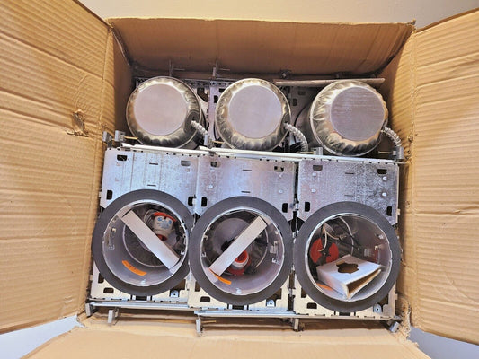 6 Qty of USA LIGHT 5" Air Tight IC Recessed Housings US-105ICAT (6 Qty)