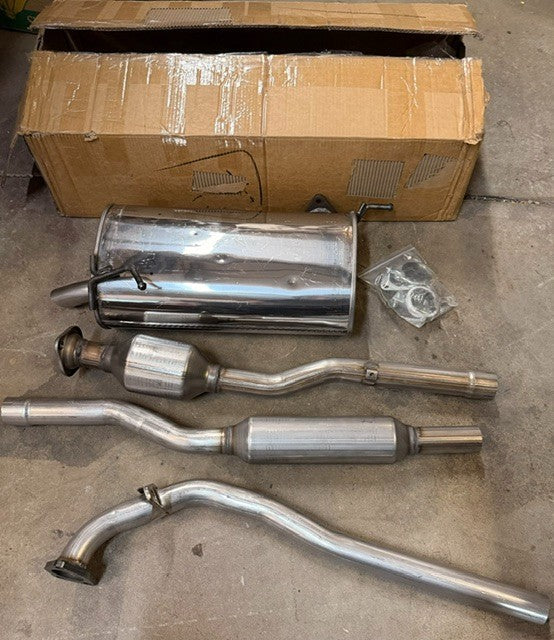 Aftermarket Exhaust System Kit Includes Muffler & Catalytic Converter Section