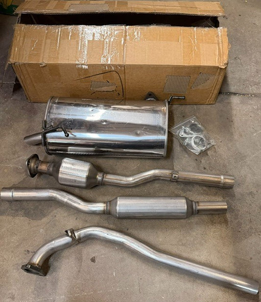 Aftermarket Exhaust System Kit Includes Muffler & Catalytic Converter Section
