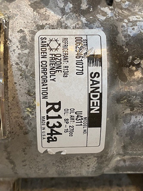 Sanden R134A AC Compressor Model U4311
