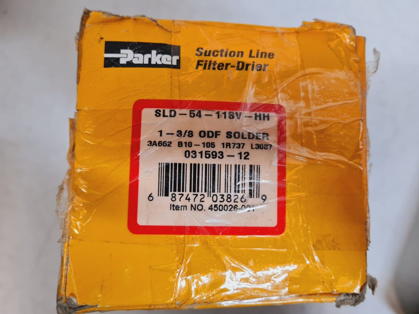 Parker 1-3/8 ODF Gold Label Suction Line Filter-Drier SLD-54-11SV-HH 450026-001