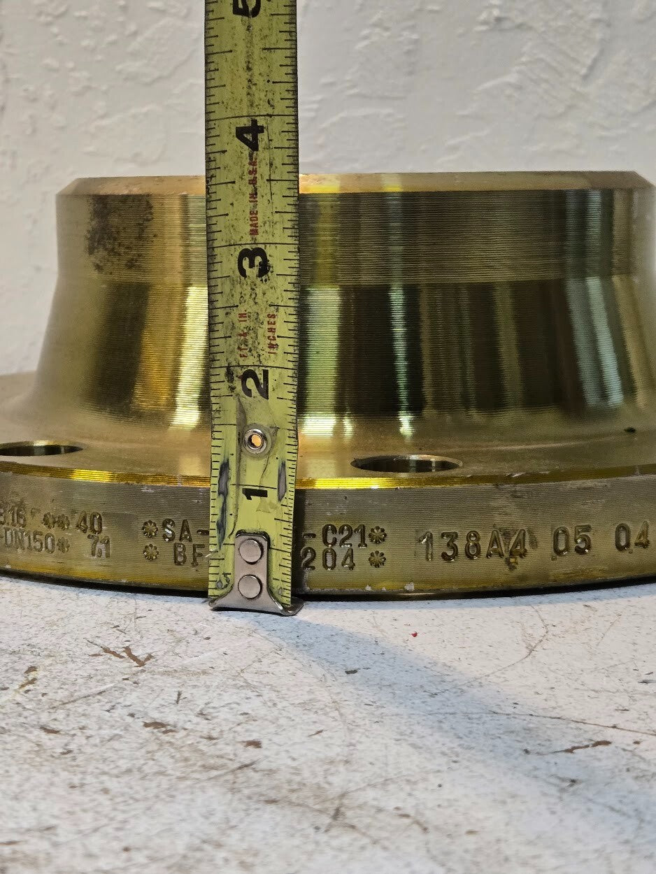Brass Flange 6"-150-B.16 | ISO-PN20-DN150 | SA-A105N-C21 | BF48N-E204 | 138A4