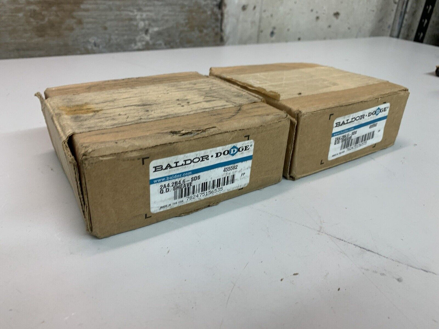 2 NIB Baldor Dodge 45582 2A4.2B4.6-SDS Q.D Sheave (2 Pack)