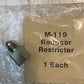 4 Quantity of M-119 Reducer Restricters Steel Gas Fittings (4 Quantity)