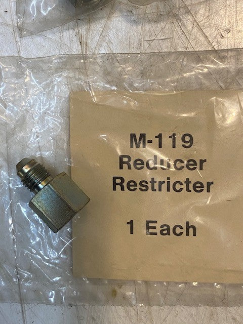 4 Quantity of M-119 Reducer Restricters Steel Gas Fittings (4 Quantity)