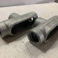 Box of 2 Crouse Hinds TB57 1-1/2" T Condulet Body Form 7 Conduit Body