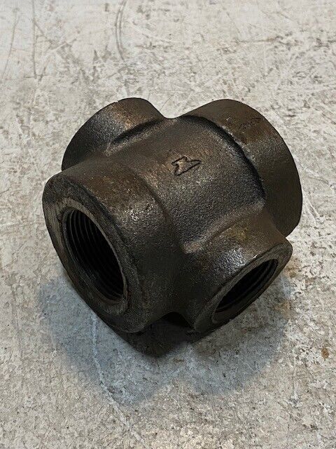 Cast Iron Cross Fitting 1 x 1x 1-1/2 x 1-1/2 | 3-1/2" Long 3-1/4" Wide