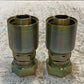 2 Qty of Parker Fluid Connectors Crimp Style Hose Fittings 1JSBW-16-16 (2 Qty)