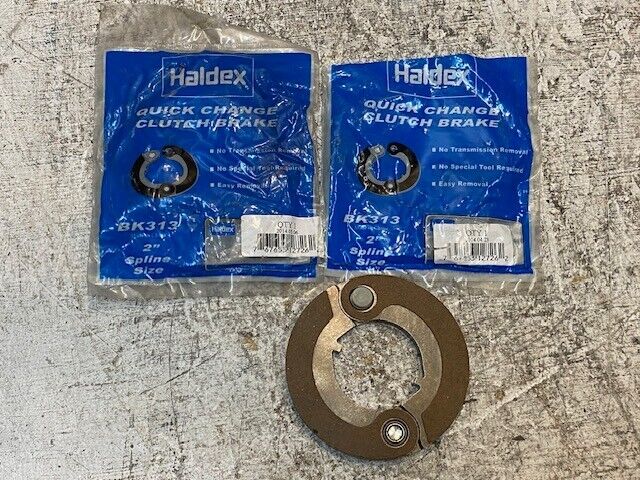 2 Quantity of Haldex Quick Change Clutch Brake 2" Spline Size BK313 (2 Quantity)