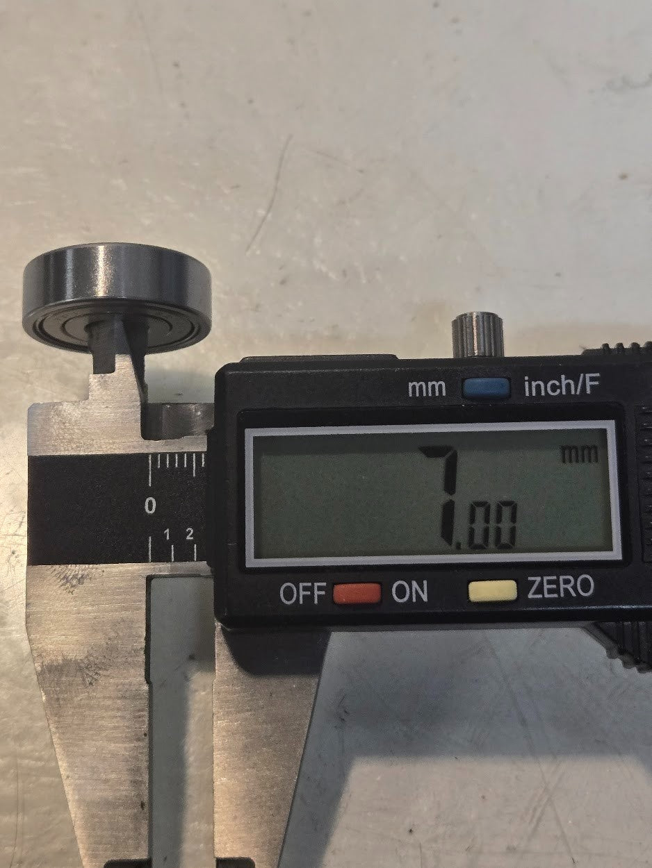 40 Quantity of TPI Bearings 627ZC3 | 22 mm OD x 7 mm Bore x 7 mm Thick (40 Qty)