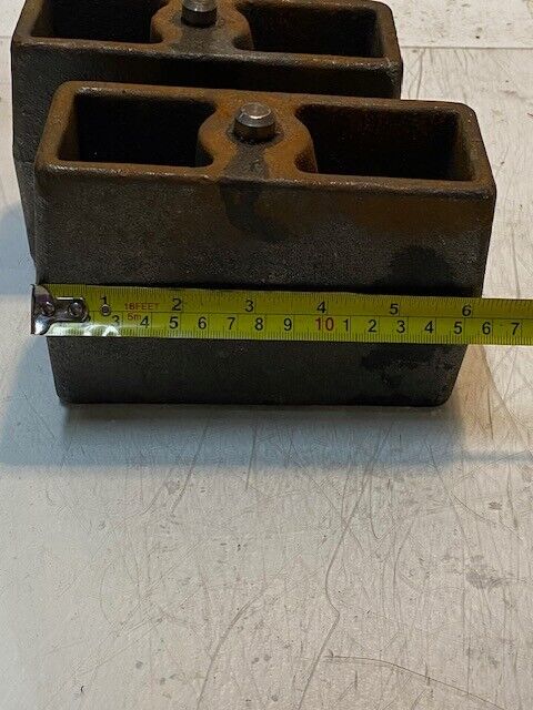 2 Quantity of Rear Overload Spring Spacers 6" W x 4-1/4" H x 2-1/4" D (2 Qty)