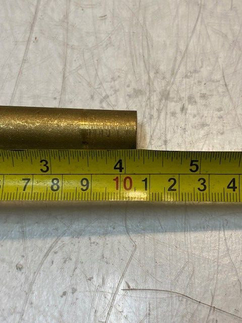 6 Qty of Brass Hex Thermowells 4-1/8" L 30mm Inside Thread 17mm Shaft (6 Qty)