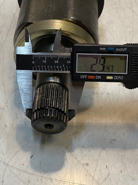 GSP CV Axle NCV27522 | 770F10107 | 24" Long 27mm Thread 31mm Shaft 29mm End