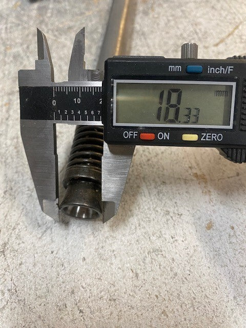 5 Qty of 14" Steel Valve Roller Push Rods 16mm OD 18mm Spiral End (5 Qty)